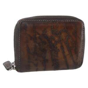 Berluti Leather Scritto Wallet Brown